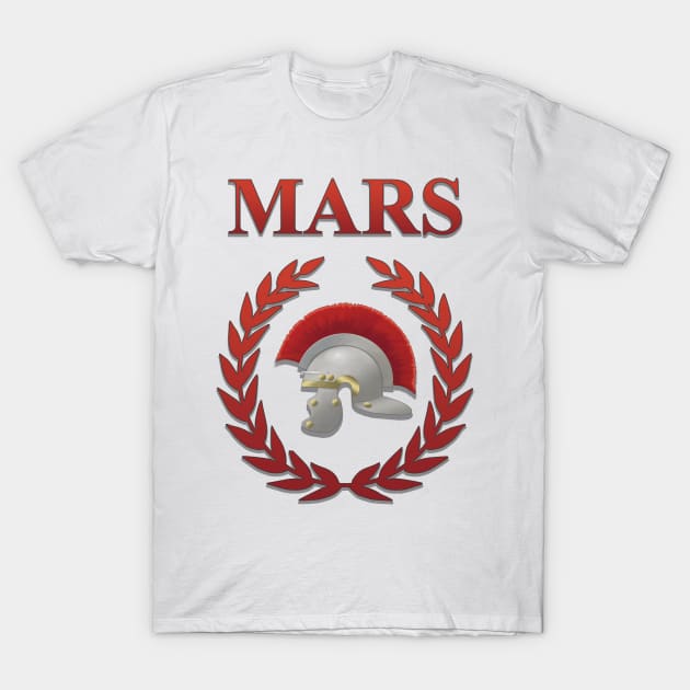 Mars Ancient Roman War God T-Shirt by AgemaApparel